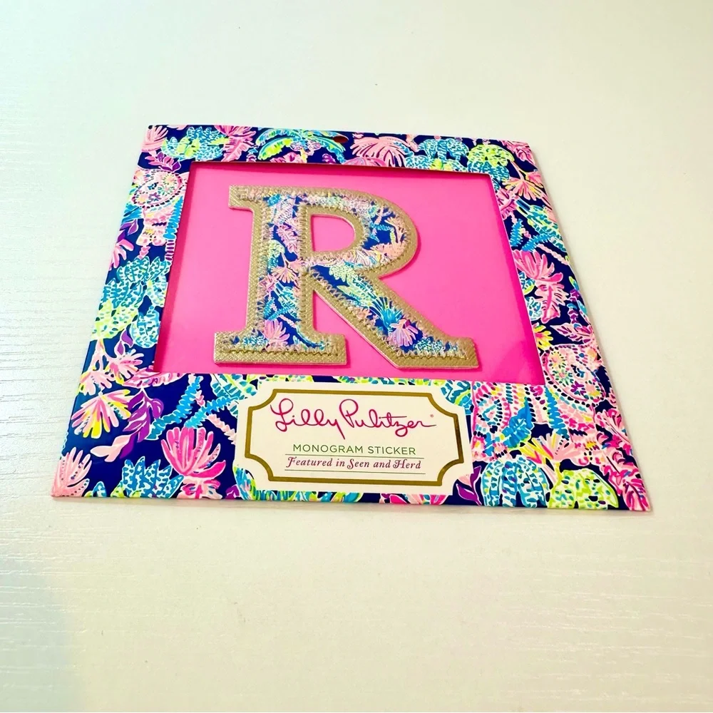 Lilly Pulitzer Monogram Sticker R - Picture 8 of 10